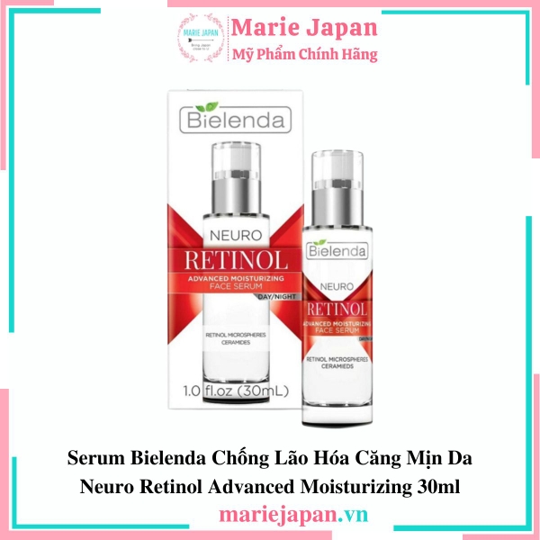 Serum Bielenda Chống Lão Hóa Căng Mịn Da Neuro Retinol Advanced Moisturizing 30ml