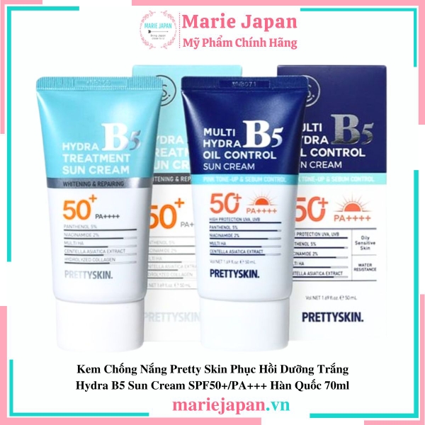 Kem Chống Nắng Pretty Skin Hydra B5 Sun Cream SPF 50+/PA+++