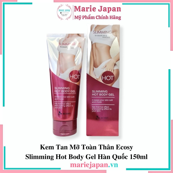Kem Tan Mỡ Toàn Thân Ecosy Slimming Hot Body Gel Hàn Quốc 150ml
