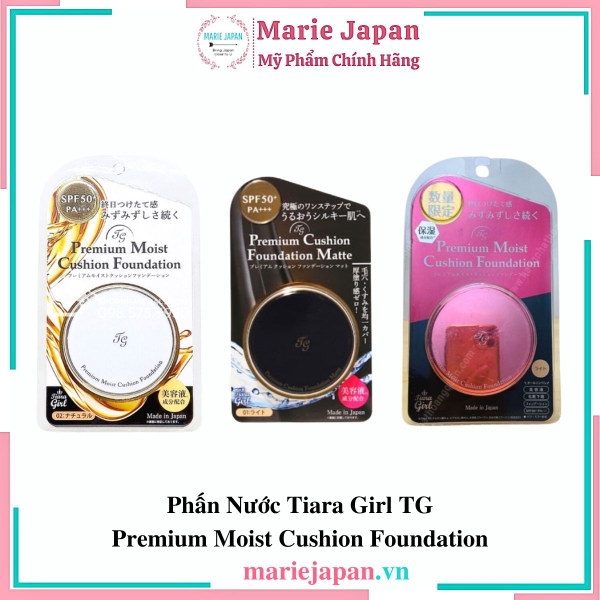 Phấn nước Tiara Girl TG Premium Moist Cushion Foundation