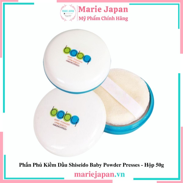 Phấn Phủ Baby Shiseido Powder Presses Hộp 50g