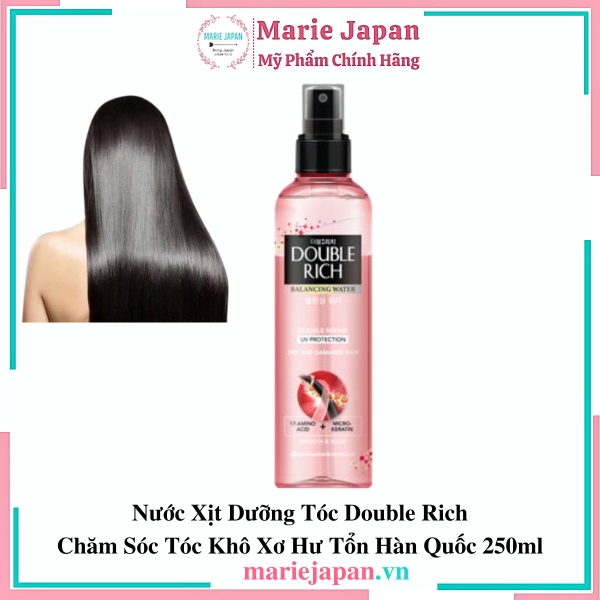 Xịt Dưỡng Tóc Double Rich - HỒNG CHAI NHỎ 120ml