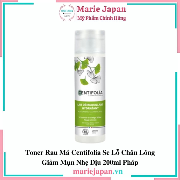 Toner Rau Má Centifolia Se Lỗ Chân Lông Giảm Mụn Nhẹ Dịu 200ml Pháp