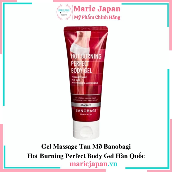 Gel Massage Tan Mỡ Banobagi Hot Burning Perfect Body Gel Hàn Quốc