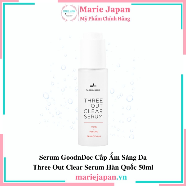 Serum GoodnDoc Three Out Clear Chai 50ml