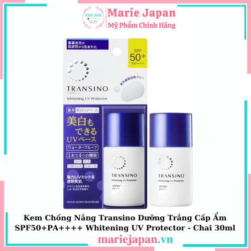Kem Chống Nắng Transino Whitening UV Protector Chai 30ml