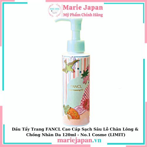Dầu Tẩy Trang FANCL Cao Cấp Sạch Sâu 120ml - No.1 Cosme (LIMIT)