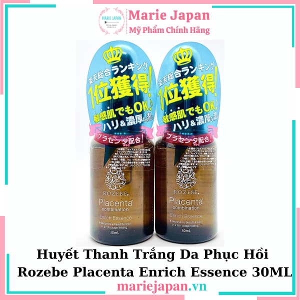Serum Rozebe Placenta Nhau Thai Cừu Chai 30ml