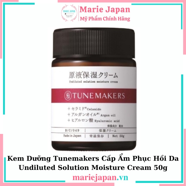 Kem Dưỡng Tunemakers Undiluted Solution Moisture Cream 50g