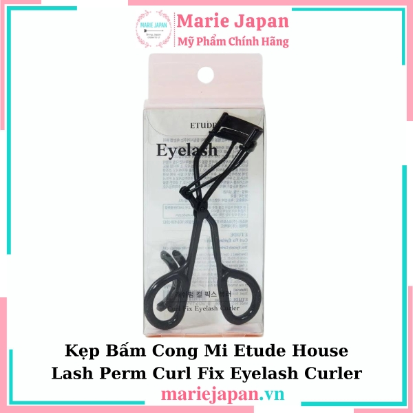 Kẹp Bấm Cong Mi Etude House Lash Perm Curl Fix Eyelash Curler