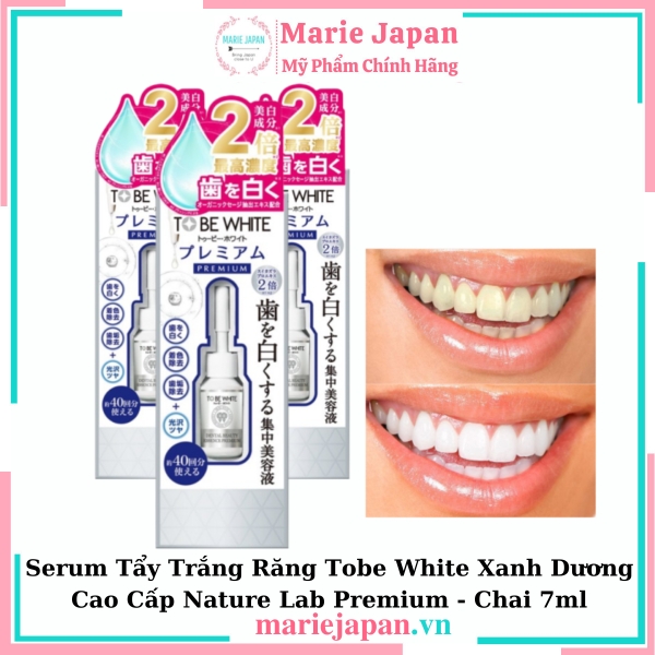 Tẩy Trắng Răng Tobe White Serum Nature Lab Premium Chai 7ml