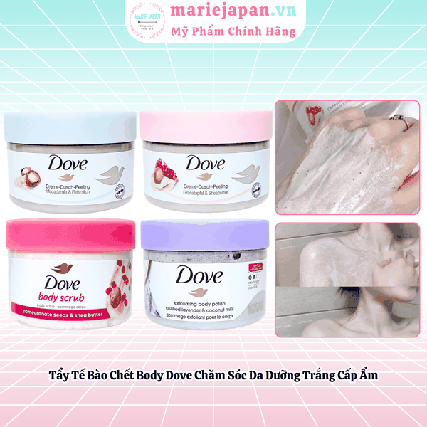 Tẩy Tế Bào Chết Body Dove Dưỡng Trắng Mịn Da