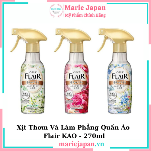 Xịt Thơm Và Làm Phẳng Quần Áo Flair KAO - 270ml