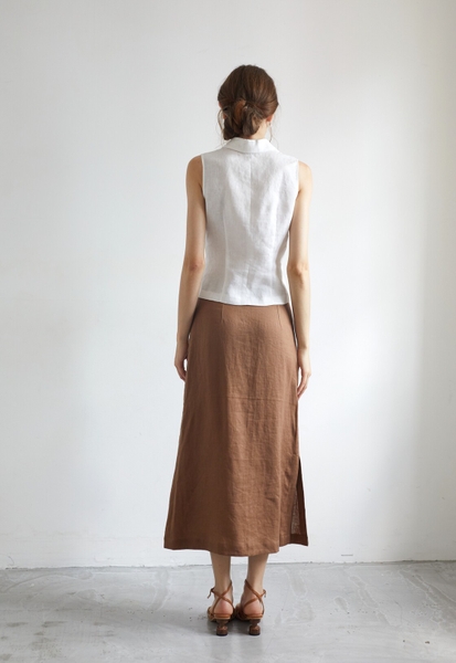 Chân váy linen tưng