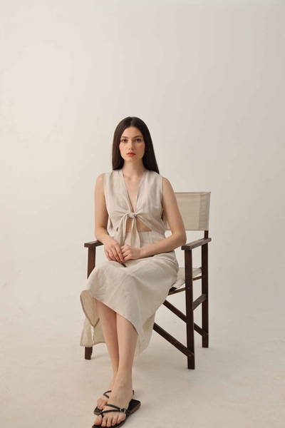 Đầm Julia cột nơ ngực