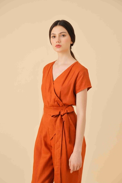 Jumpsuit Sunny cột nơ