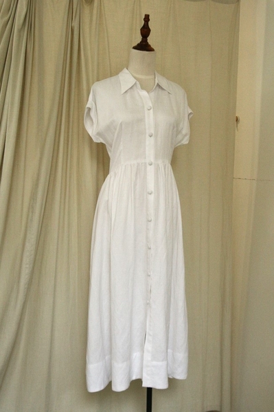 Đầm Đậu Ngự linen lụa