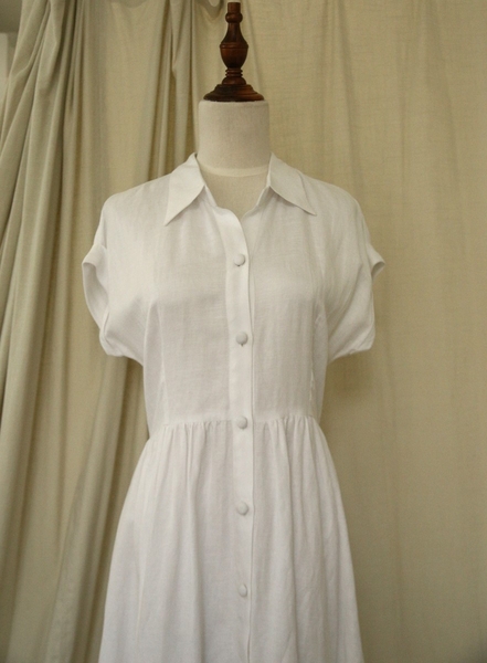 Đầm Đậu Ngự linen lụa