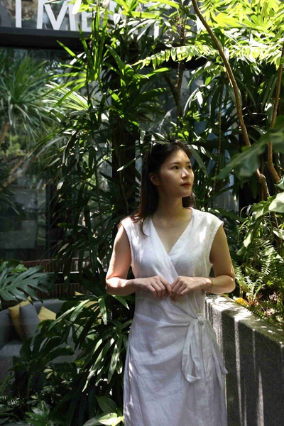 Đầm Kimono cột nơ