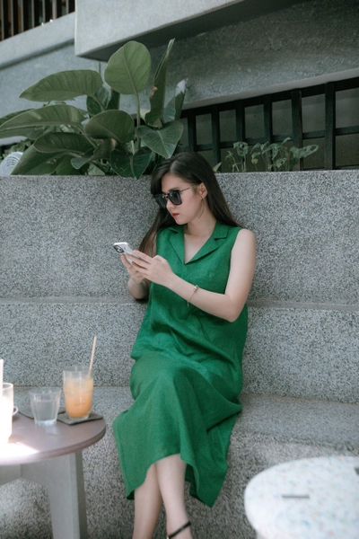 Đầm Tanami suông dài