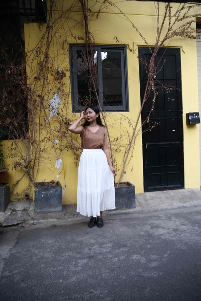 Chân váy Aimee xep tang