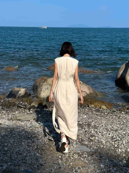 Đầm Kimono cột nơ