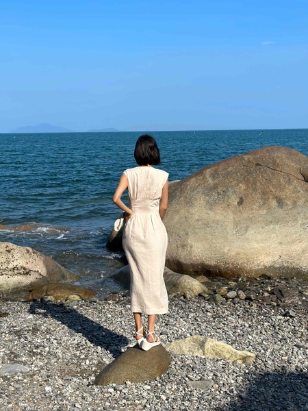 Đầm Kimono cột nơ