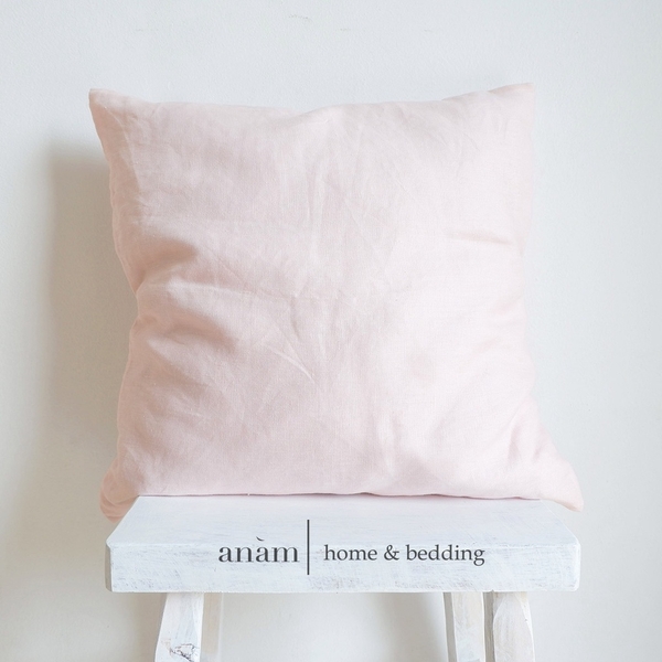 Gối tựa handmade linen - trang trí phòng khách, nhà cửa, quán cà phê - phong cách tối giản, hàn quốc