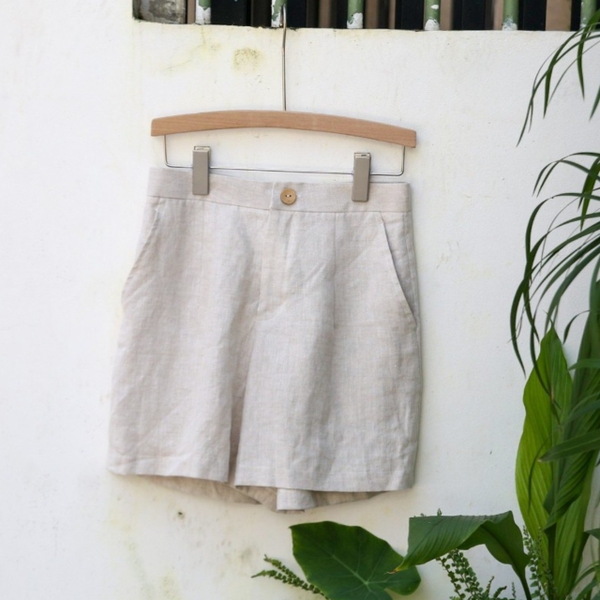 Quần shorts Anam linen tưng