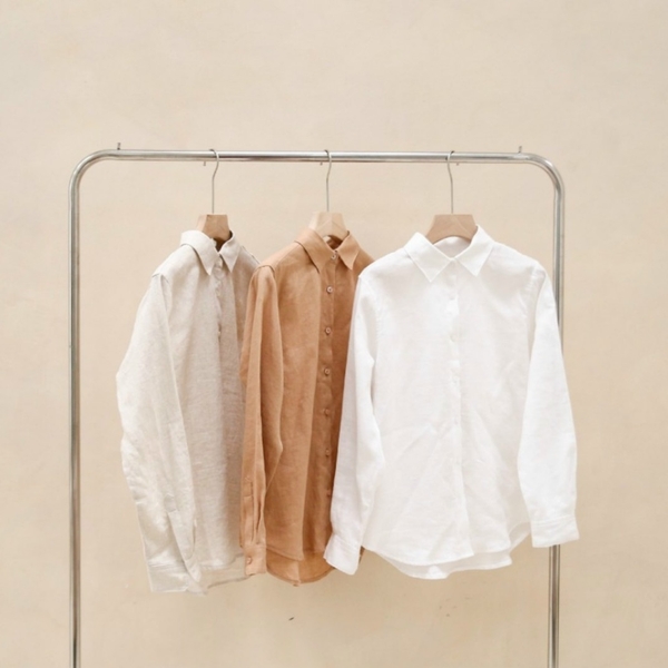 Áo sơ mi linen basic