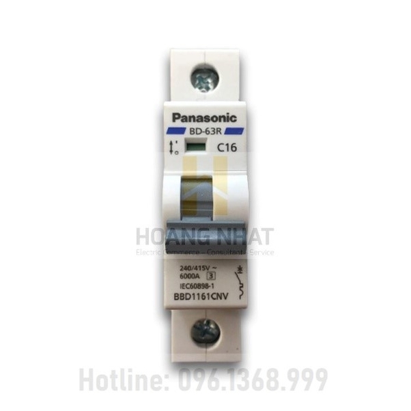 Aptomat MCB BBD1161CNV 1P 16A 6kA Panasonic