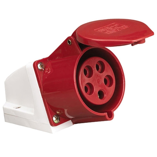 Ổ cắm công nghiệp loại gắn cố định 3P+N+E 32A IP67