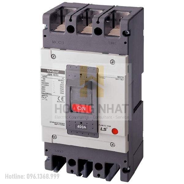 Aptomat MCCB ABN403c 3P 400A 42kA LS