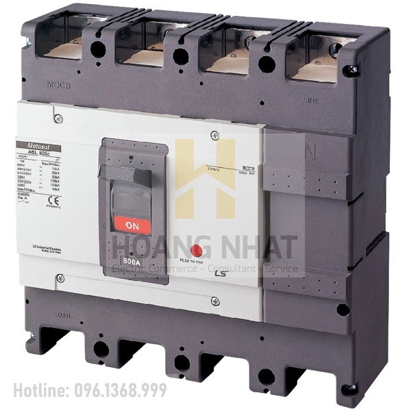 Aptomat MCCB ABN804c 4P 700A 45kA LS
