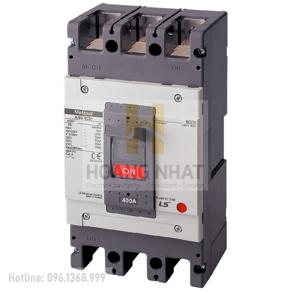 Aptomat MCCB ABS403c 3P 400A 65kA LS