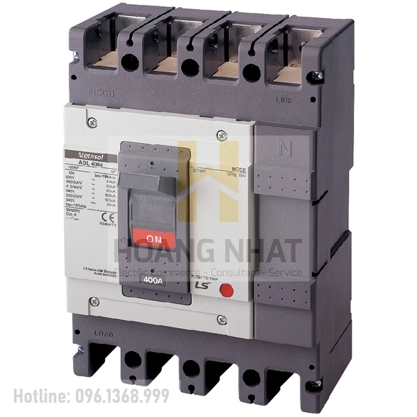 Aptomat MCCB ABS404c 4P 350A 65kA LS