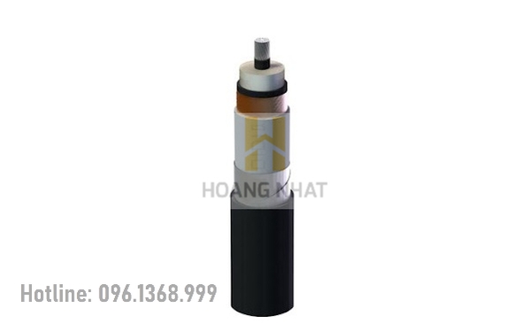 Cáp trung thế 1 lõi ruột nhôm có màn chắn kim loại, có giáp bảo vệ AXV/S-DATA-120-12/20 (24)kV
