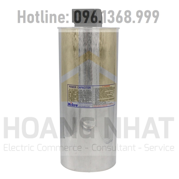 Tụ bù 3P loại khô 440V MKC-445500KT  50kVAr Mikro