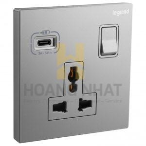 Ổ cắm đa năng có USB sạc type-C Galion 282485-C3