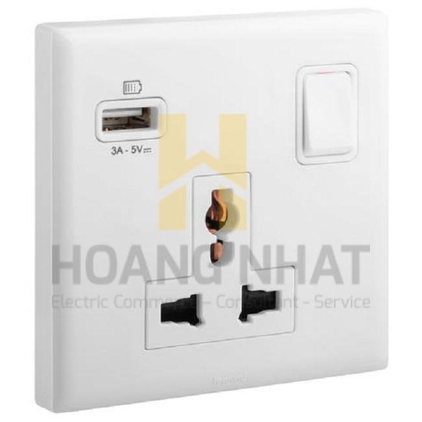 Ổ cắm đa năng có USB sạc type-A Eloe 618059