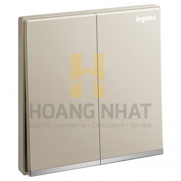 Nút nhấn đôi có đèn led 12V Galion 282422