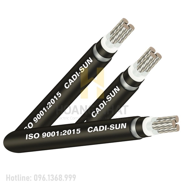 Cáp nhôm ngầm 3 lõi bọc cách điện Al/XLPE/PVC/DSTA/PVC 3x150 (0.6/1kV)