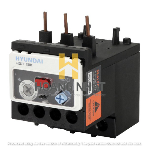 Relay nhiệt ( đuôi nhiệt ) HYUNDAI HGT18K 3P 1.5-2.1A