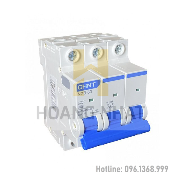 Aptomat MCB NXB-63 3P 63A 6kA Chint
