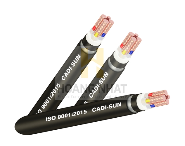 Cáp đồng ngầm (3+1) lõi bọc cách điện Cu/XLPE/PVC/DSTA/PVC 3x400+1x300 (0.6/1kV)