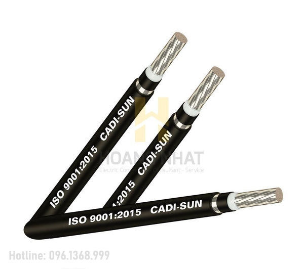 Cáp nhôm ngầm 1 lõi bọc cách điện Al/XLPE/PVC/DATA/PVC 1x95 (0.6/1kV)