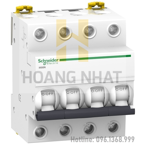Aptomat iK60N MCB A9K24463 4P 63A 6kA Acti9