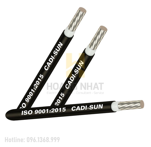 Cáp nhôm 1 lõi bọc cách điện Al/XLPE/PVC 1x50 (0.6/1kV)