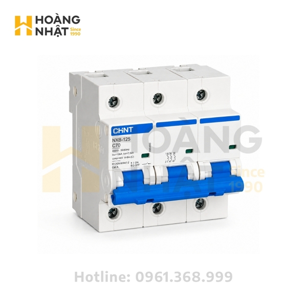 Aptomat CHINT MCB NXB-125 3P 70A