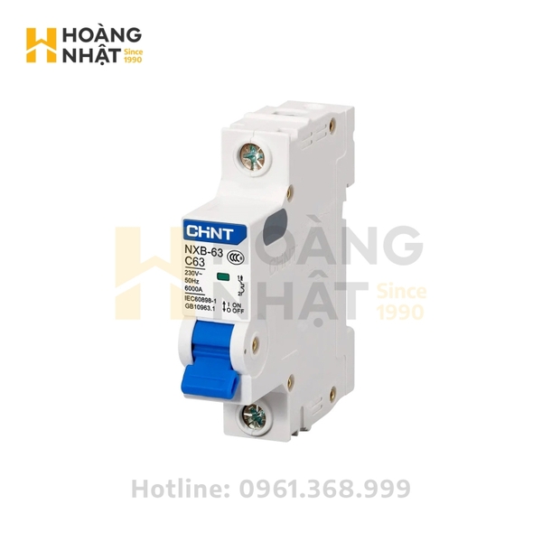 Aptomat MCB CHINT NXB-63 1P 63A